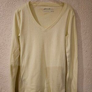 NWOT Eddie Bauer Classic Cotton Long Sleeve T-Shirt